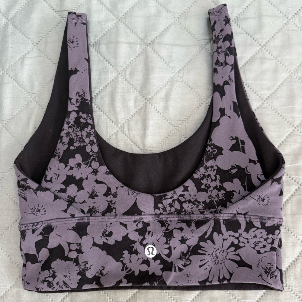 Lululemon Efflorescent Nebula Black and Gray Sports Bra - Picture 5 of 8